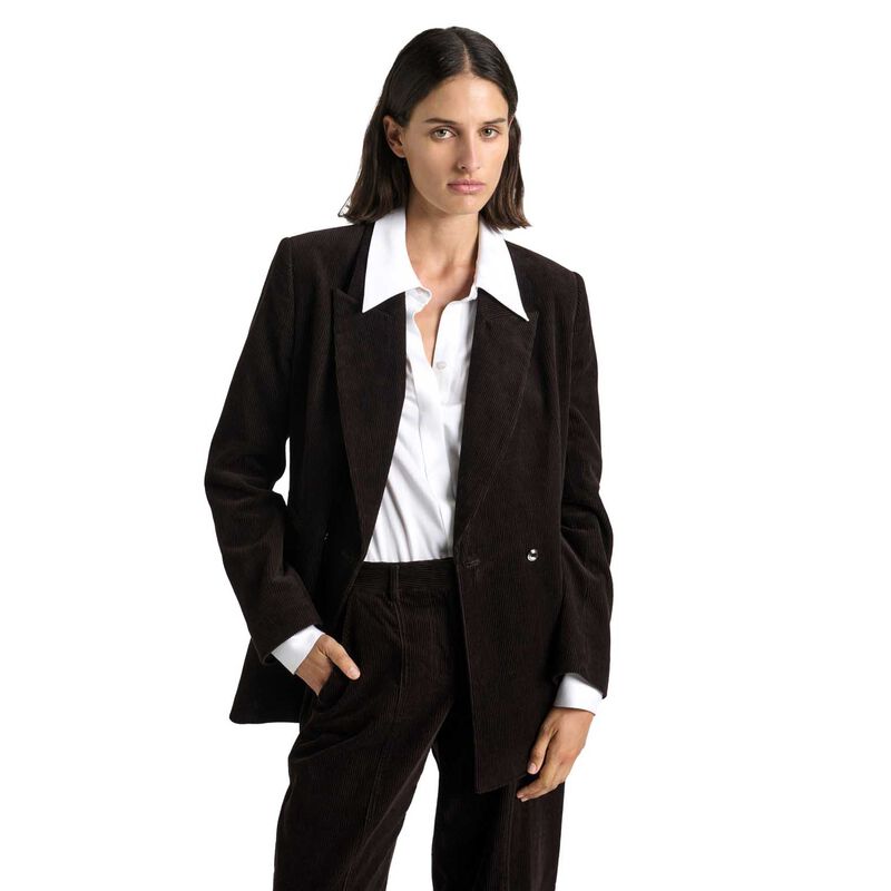 Cue Japanese Cotton Corduroy Blazer image number 0